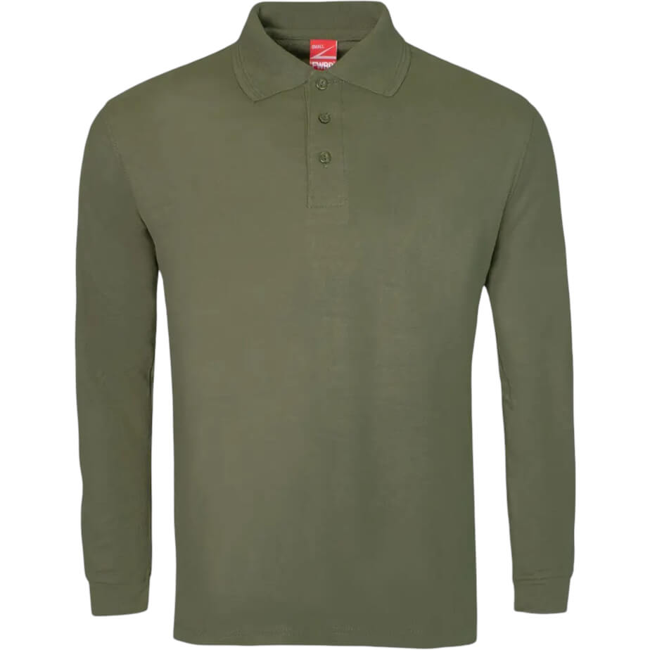 FWRD Long Sleeve Golfer Olive Front